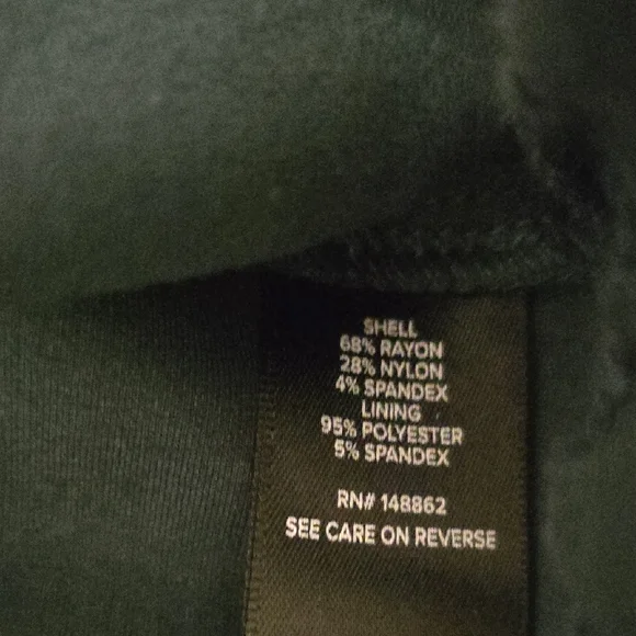 Studio Torrid Women's Deep Green Peplum Blazer - Picture 5 of 8